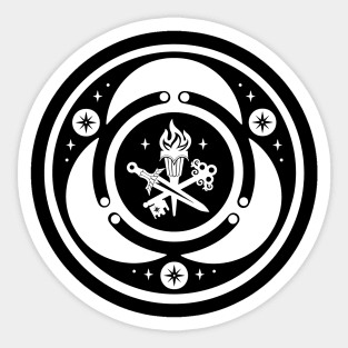 hecate symbol. greek godess sigil. strovolos hekate Sticker